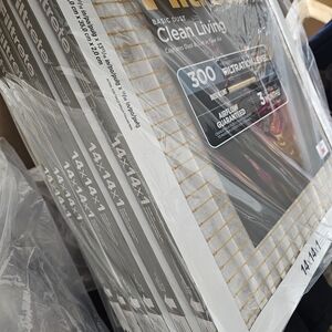 6-pack 3M FILTRETE 14X14X1  300 Electrostatic Air Filter Odor for furnace